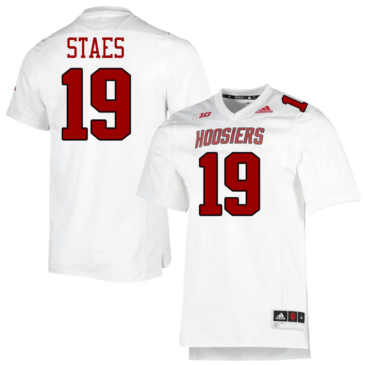 Holden Staes Indiana Jerssey,Indiana University Hooisers Football Jersey,Uniforms-Retro White